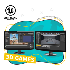 Unreal Engine 4. Игровой движок - КИБЕРшкола программирования для детей, компьютерные курсы для школьников, начинающих и подростков - KIBERone г. Ступино