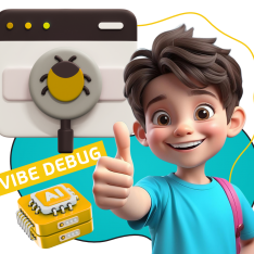 Тестирование & Vibe Debug. Охотники за багами - КИБЕРшкола программирования для детей, компьютерные курсы для школьников, начинающих и подростков - KIBERone г. Ступино