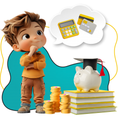 Финансовый интеллект вместе KIBERone - КИБЕРшкола программирования для детей, компьютерные курсы для школьников, начинающих и подростков - KIBERone г. Ступино