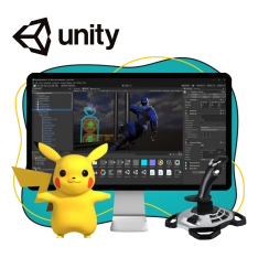 Мир игр на Unity 2D на популярном движке + AI-помощники - КИБЕРшкола программирования для детей, компьютерные курсы для школьников, начинающих и подростков - KIBERone г. Ступино