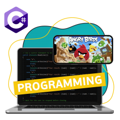 Программирование на C#. Удивительный мир 2D-игр - КИБЕРшкола программирования для детей, компьютерные курсы для школьников, начинающих и подростков - KIBERone г. Ступино